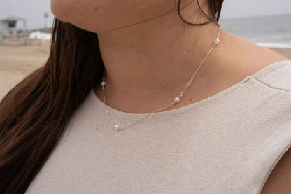 Quintet Pearl Necklace